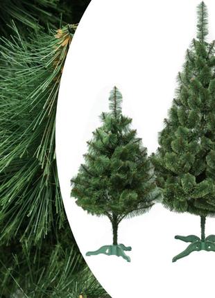 Елка сосна 1,5 метр искусственная леска пушистая, декоративная новогодняя зеленая елка