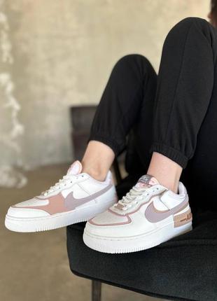 Женские кроссовки nike air force 1 shadow7 фото