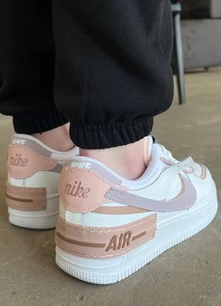 Женские кроссовки nike air force 1 shadow5 фото