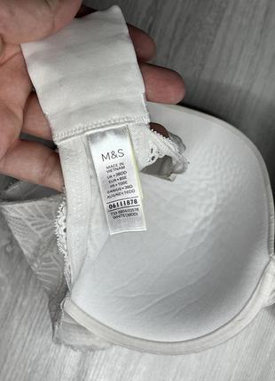 Белоснежный бюстгальтер лиф m&s 38dd или 85e7 фото