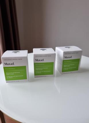 Ночной крем с ретинолом murad resurgence retinol youth renewal night cream6 фото