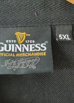 Футболка мужская поло guinness 5xl4 фото