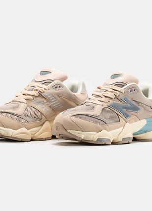 Женские кроссовки new balance 9060 cream pink