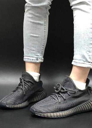 Жіночі кросівки adidas yeezy boost 350 black \ адідас ізі буст 350 чорні2 фото