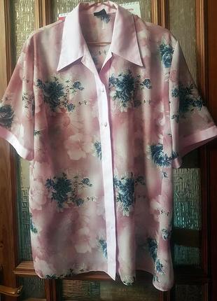 Рубашка - блуза большого размера