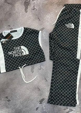 Женский костюм the north face/Роз Топ+брюки tnf