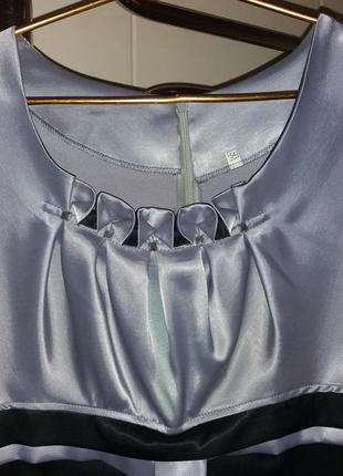 Платье атласное 2