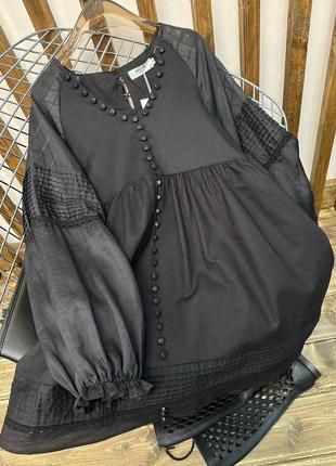 Чёрное платье мини селин celine3 фото