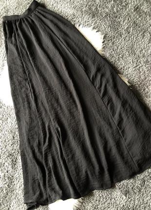 Спідниця сатинова максі h&m р.xs