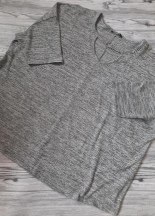 Футболка джемпер меланж віскоза