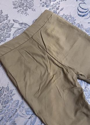 Штаны брюки бежевые стильные женские6 фото