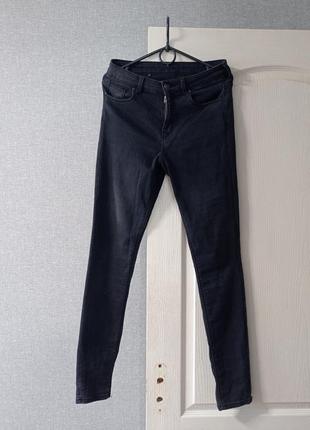 Женские джинсы zara woman slim fit high rise eur 38