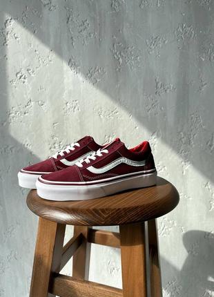 Кеди vans old skool red ❤️