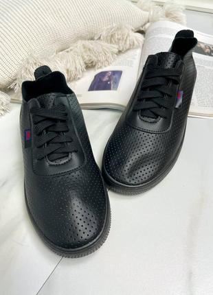 Мокасины черные распродаж