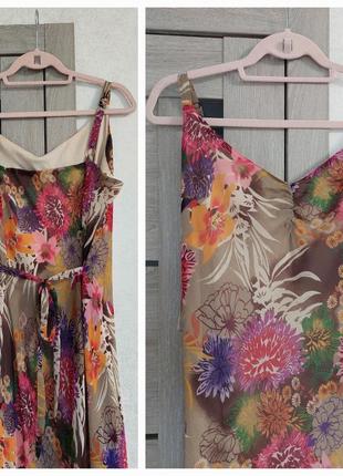 Шикарне плаття 🔹батал 🌸без рукава, в квітковий принт joanna hope (розмір 16-20)3 фото