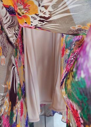 Шикарне плаття 🔹батал 🌸без рукава, в квітковий принт joanna hope (розмір 16-20)4 фото
