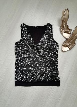 🌹ретро блуза в горошок 🌹 топ в горошок