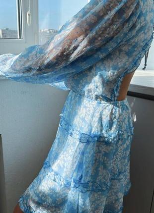 Шифонова сукня ginatricot з вірдкритою спиною.2 фото