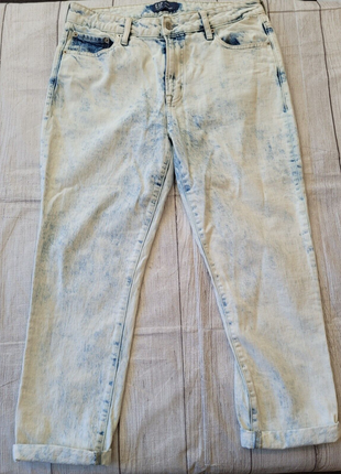 Джинси gap wash universal slim boyfriend stretch jeans us16 33 розмір