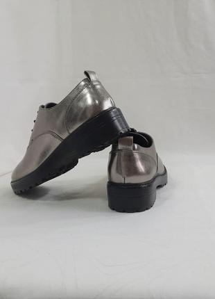 Сріблясті стилі туфлі від "even&amp;odd", р 387 фото