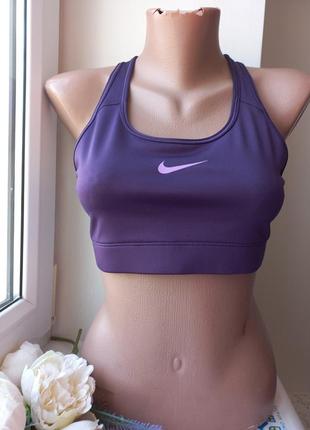 Nike pro dri-fit спортивный топ бюстгальтер для тренировок l размер новый, бирок отсутствует оригинал