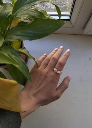 Колечко из бисера ''ромашка''