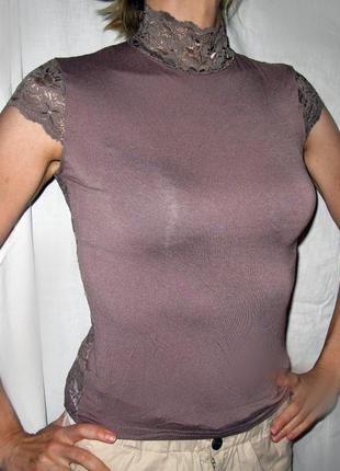 Топ с кружевом