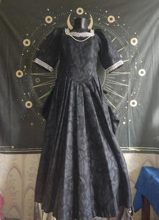 Шикарное винтажное вечернее платье laura ashley с насистом
