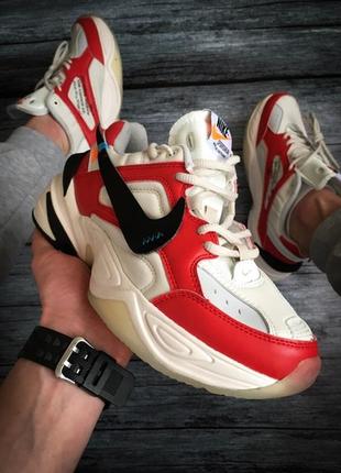 Мужские стильные кроссовки off-white x  nike m2k tekno.