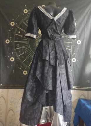Шикарное винтажное вечернее платье laura ashley с насистом3 фото