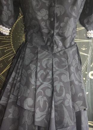 Шикарное винтажное вечернее платье laura ashley с насистом4 фото