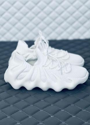 Кросівки унісекс adidas yeezy 450 white кроссовки женские мужские адидас изи буст 4508 фото