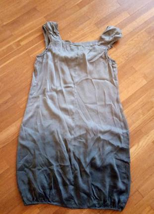 Бомбезне шовкове плаття myf  38(m) з великими кишенями5 фото