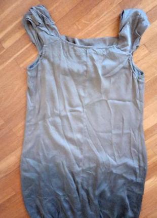 Бомбезне шовкове плаття myf  38(m) з великими кишенями6 фото