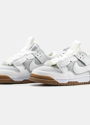 Кроссовки мужские nike air dunk remastered white gum белые, найк аир данк ремастер, унисекс