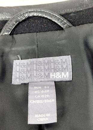 Пальто чоловіче h&m шерстяне вовна р. 528 фото