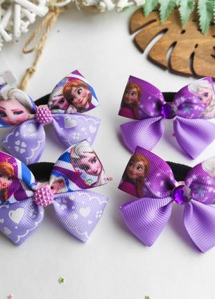 Банты холодное сердце бантики с анной и эльзой