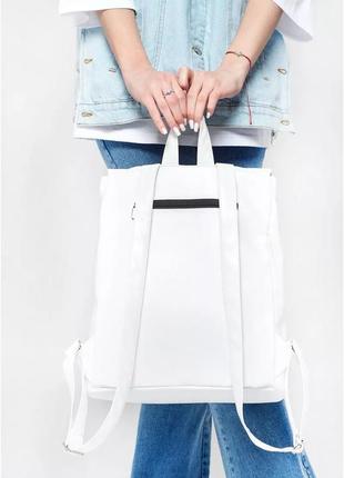 Женский рюкзак sambag rene lzt белый6 фото