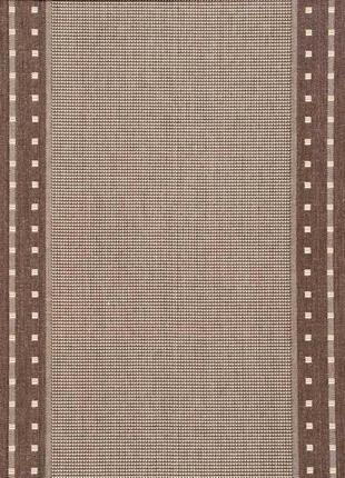 Ковер безворсовый на резиновой основе karat flex run 1963/91 1.00x1.20 м темно-коричневый
