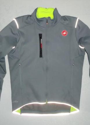 Велокуртка castelli espresso 4 windstopper rosso corsa gray jacket с нюансами (xl)