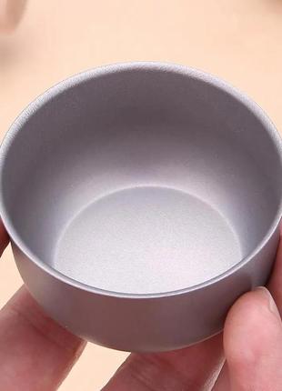 Титановая соусница чашка, мини 62мл, легкая 16гр.5 фото