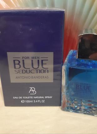 Туалетна вода antonio banderas blue seduction 100 мл1 фото