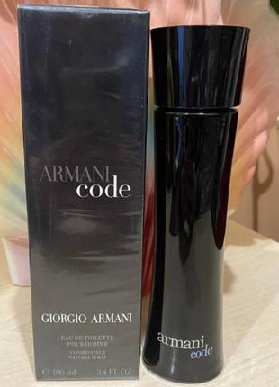 Туалетна вода giorgio armani armani code 100 мл