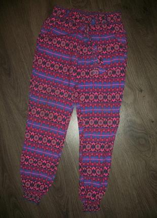 Яркие легкие брюки на 8-9 лет young dimension янг дайменшн
