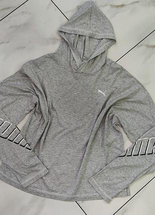 Лонгслив спортивная кофта с капюшоном puma m (46-48)