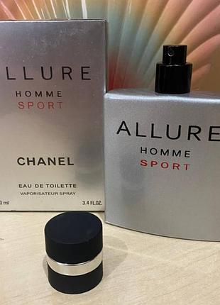 Туалетна вода для чоловіків chanel allure homme sport аллюр спорт 100 мл