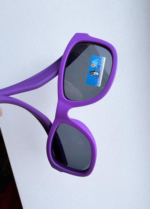 Детские солнцезащитные очки неломайки с поляризацией king pinguin 4-8 лет