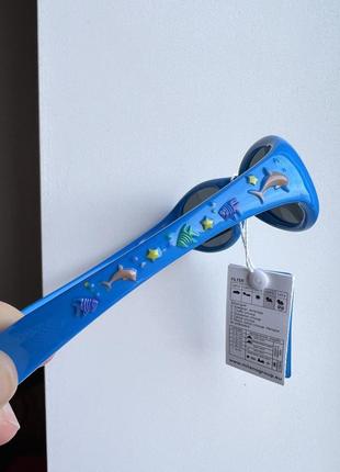 Детские солнцезащитные очки неломайки с поляризацией king pinguin 1-3 лет