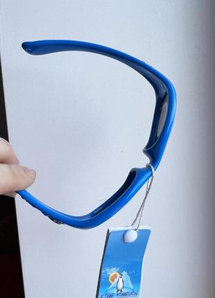 Детские солнцезащитные очки неломайки с поляризацией king pinguin 1-3 лет