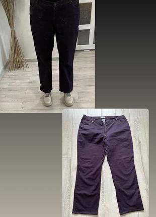 Батал/фіолетові джинси9 фото